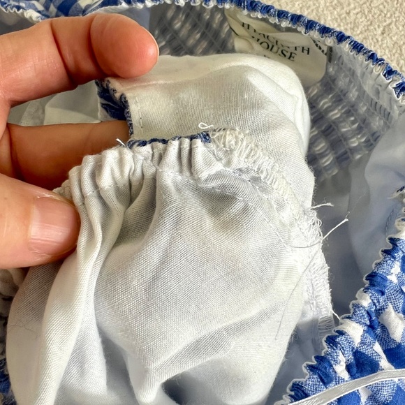 Hyacinth House Blue Gingham Harper Maxi Dress sz XS - Picture 5 of 7